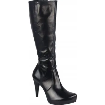 Dámské kozačky Elitabut dámské kozačky nad koleno na jehlovém podpatku, velikost 34