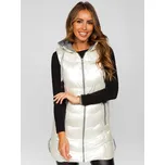 DÁMSKÁ VESTA S KAPUCÍ BÍLÁ 7043 DENLEY_XL