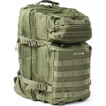 turistický batoh Batoh Be-active 45 l s bederním pásem, zelený
