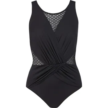 Dámské plavky Self plavky jednodílné černé velikost XXL