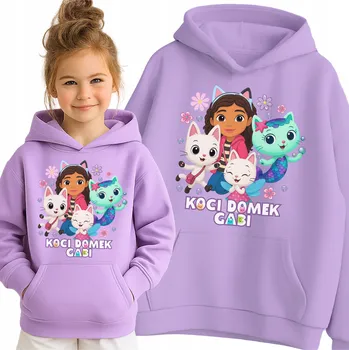 Chlapecká mikina MIKINA GÁBININ KOUZELNÝ DOMEK DĚTSKÁ S KAPUCÍ TEPLÁ