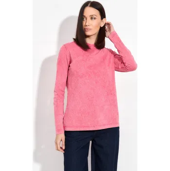 Dámské tričko Dámské tričko s dlouhým rukávem 100% Bavlna Stonewash Volný Střih Velikost 4XL