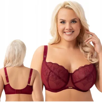 Podprsenka GORSENIA PODPRSENKA MĚKKÁ MIRA K942 80H BORDOVÁ