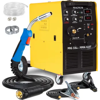 Svářečka Svářečka MIGOMAT MAGNUM MIG 300W MMA IGBT 30-330A 400V Hliník 4X4 2T/4T