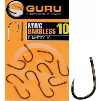 Rybářský háček Guru MWG Háčky bez protihrotu na dno a plovoucí Háčky 10 ks