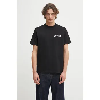 Pánské tričko Bavlněné tričko Carhartt WIP S/S University Script T-Shirt, XXL, černá, 99X