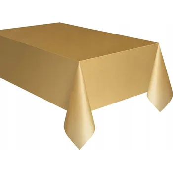 ubrus Ubrus odolný proti skvrnám Unique zlatý 137x274 cm