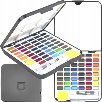 Vodová barva Akvarelové barvy 51 ks