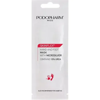 Pleťová maska Podopharm SKINFLEX maska na nohy a ruce s mikrostříbrem 10 ml