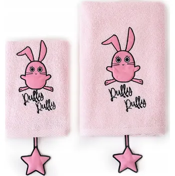 Prostěradlo 2 x ručník Milk&Moo 80x50+50x30 cm BAVLNA