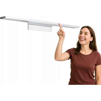 Nástěnné svítidlo Nástěnné svítidlo Italux stříbrné s integrovaným LED zdrojem 12 W