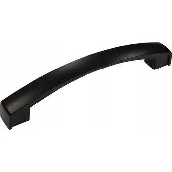 Nábytkové kování NÁBYTKOVÁ ÚCHYTKA D-721/128-BM ČERNÁ MATNÁ