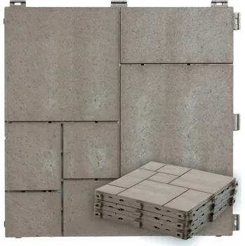 Venkovní dlažba Plošina terasová dlaždice x6 0,55m2 30x30cm mozaika zámková dlažba betonová