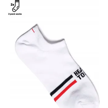 Pánské ponožky HEAVY TOOLS PÁNSKÉ PONOŽKY KOTNÍKOVÉ PONOŽKY OMOL25 WHITE 42-46