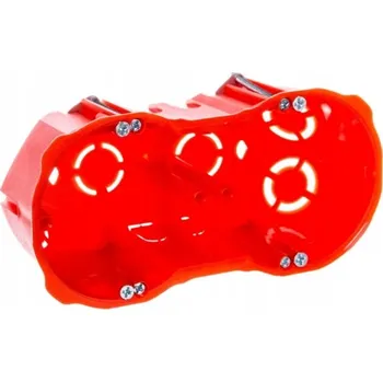 Elektroinstalační krabice Elektroinstalační krabice pod omítku Elektro-Plast Nasielsk 2x60 mm 70x142x63 mm