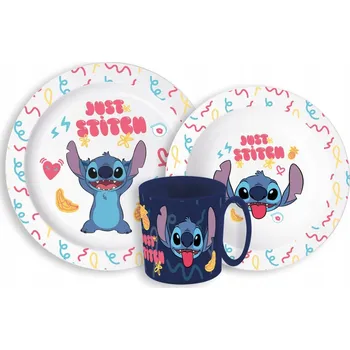 Sada nádobí Disney Lilo a Stitch Palms z mikroplastu s hrnkem 265 ml