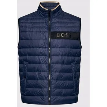 Pánská vesta BOSS pánská vesta modrá velikost 50