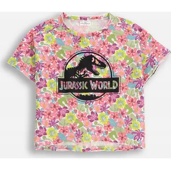 Dívčí tričko Dívčí tričko barevné JURASSIC WORLD velikost 128 Coccodrillo WC5
