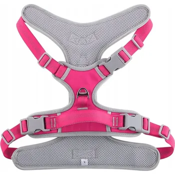 Postroj pro psa Postroj pro psa OXFORD B velikost L růžovo-šedý