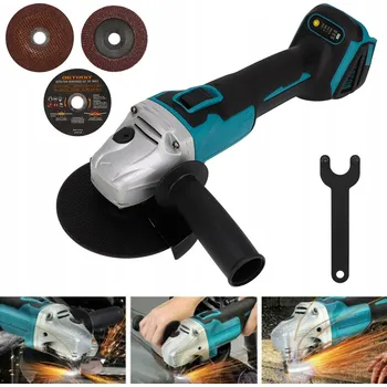 úhlová bruska BEZKARTÁČOVÁ AKUMULÁTOROVÁ BRUSKA BRUSKA + 3 KOTOUČE