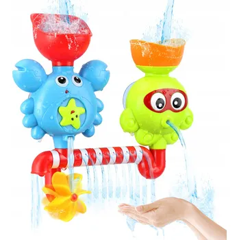 Hračka pro nejmenší Hračka do vany do sprchy pro děti - chobotnice a krab MALPLAY