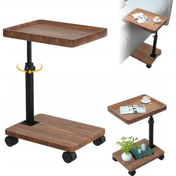 Konferenční stolek STOLEK POD LAPTOP POMOCNÝ BOČNÍ S REGULACÍ VÝŠKY A OTOČENÍM O 360°