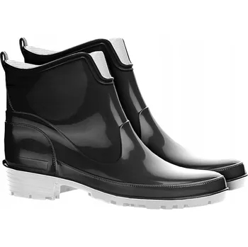 Dámská obuv Dámské gumáky Elke černo/šedé, Lemigo, vel. 39