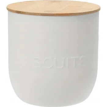 Dóza na potraviny Nádoba na sušenky Biscuits 1700 ml Bílá Retro