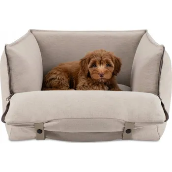 Obraz Přepravní taška látková Carinio béžová S/M 56 cm x 33 cm x 47 cm