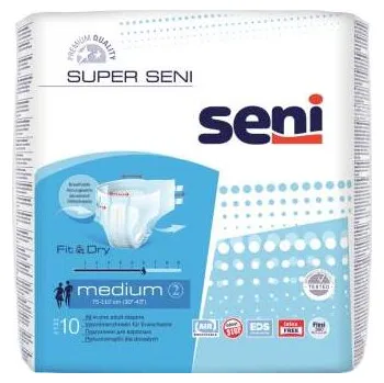 Inkontinenční kalhotky SENI SUPER MEDIUM KALHOTKY ABSORPČNÍ PRODYŠNÉ DENNÍ BOKY 75-110CM, 2