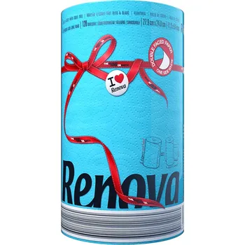 Utěrka PAPÍROVÁ UTĚRKA RENOVA KUCHYŇSKÁ UTĚRKA MĚKKÁ A SAVÁ MODRÁ