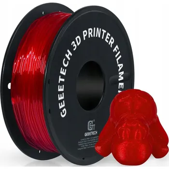 3D tisk Filament TPU Geeetech 1,75 mm 1 kg červený