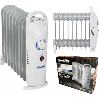 Olejový radiátor Olejový radiátor 9 žeber 1000W s plynulou regulací teploty MESKO