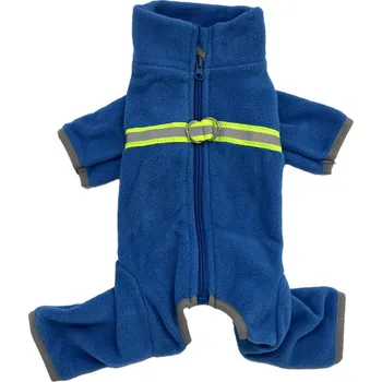Obleček pro psa Vsepropejska Warmie fleecová kombinéza pro psa Barva: Modrá, Délka zad (cm): 25, Obvod hrudníku: 32 - 38 cm