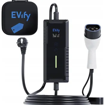 Napájecí kabel NABÍJECÍ KABEL PRO FOTVOLTAICKÉ AUTOMOBILY EVIFY TYP 2 DÉLKA 5 M 3,7 KW