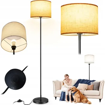 Stojací lampa STMÍVATELNÁ LED STOJACÍ LAMPA SE TŘEMI TEPLOTAMI BAREV 156 CM