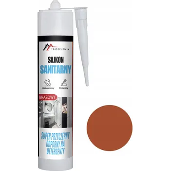 stavební silikon Sanitární silikon hnědý 300 ml