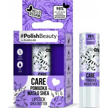 Péče o rty Floslek Vege Lip Care veganská balzám na rty Bambucké máslo 4.1g