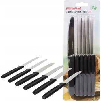 Kuchyňský nůž Sada kuchyňských nožů Lowenthal na krájení chleba, zeleniny a ovoce, 6 ks