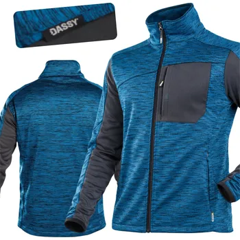 Pánská mikina Pánská mikina na zip, pracovní, termoaktivní Dassy Convex Modrá S