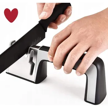 BROUSEK 4V1 PRO KUCHYŇSKÉ NOŽE A KERAMICKÉ NŮŽKY, ČERNÝ