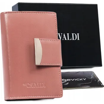 Peněženka 4U Cavaldi peněženka z pravé kůže růžová - dámská