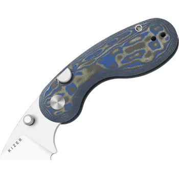 kapesní nůž Kizer Microbe 14C28N, Satin, Vortex Micarta V2742A6