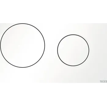 Splachovací tlačítko Splachovací tlačítko pro WC TECE TeceLoop, bílá matná