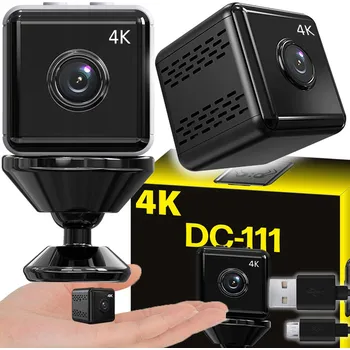 IP kamera Mini Skrytá Špionážní Kamera WiFi SMART Detekce Pohybu Malá Kamera 4K