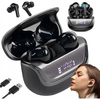 Sluchátka Bezdrátová sluchátka do uší Wenom WGM-14 Bluetooth 5.3 s mikrofonem