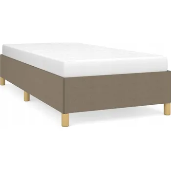 Postel Rám postele taupe 193 x 93 x 35 cm, vhodná matrace 90 x 190 cm