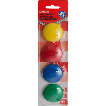 Dekorativní magnet Magnety na tabuli Office Products kulaté 40 mm