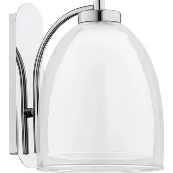 Nástěnné svítidlo Nástěnné svítidlo Alfa bílé, stříbrné patice E27 60 W