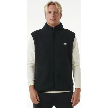 Pánská vesta Vesta Rip Curl QUEST POLAR VEST Black velikost XL